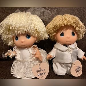 Enesco Hi Babies 5" Figure Bride And Groom  1989 Samuel J Butcher